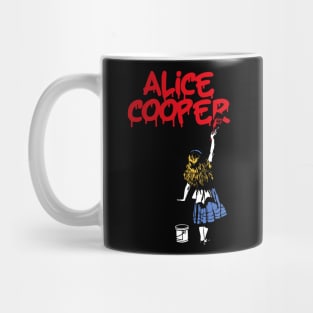 alice ll girls with red paint Mug